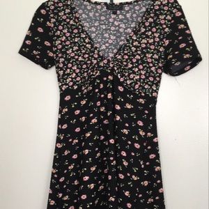 Black Floral Sundress